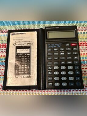Vintage 1991 Calculated Industries Real Estate Master II Qualifier Plus w/ Case